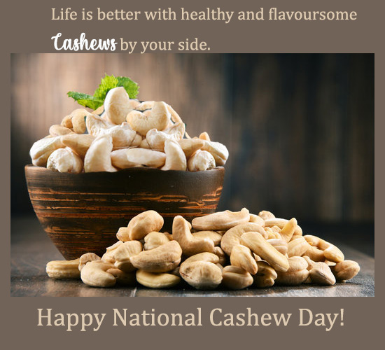 Healthy Cashews.