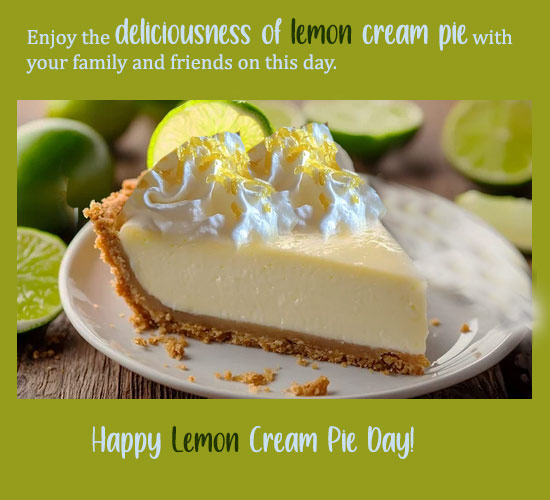 Deliciousness Of Lemon Cream Pie.