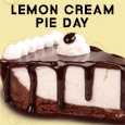 Lemon Cream Pie Day.