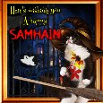 A Cute And Happy Samhain Ecard.