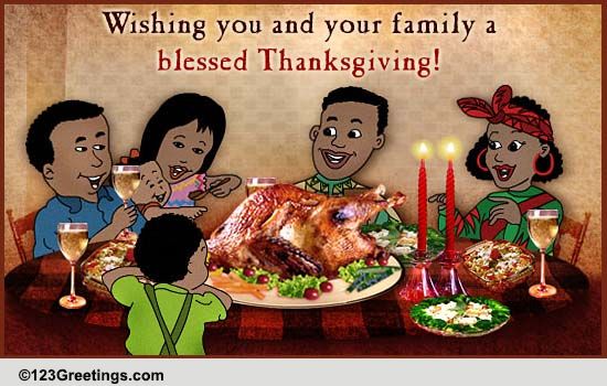 Thanksgiving Blessings! Free For African American eCards, Greeting ...
