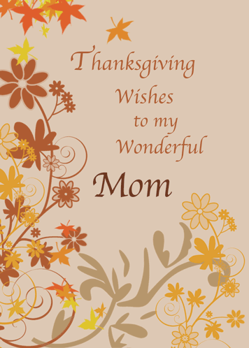 Mother Thanksgiving Wishes.
