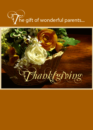 Wonderful Parents Thanksgiving.