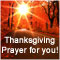 Thanksgiving Prayer For You!