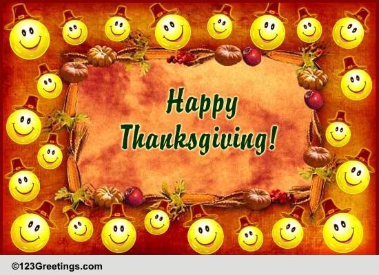 Thanksgiving Warm Family Wish. Free Family eCards, Greeting Cards | 123 ...