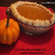 A Sweet Pumpkin Pie For Thanksgiving.