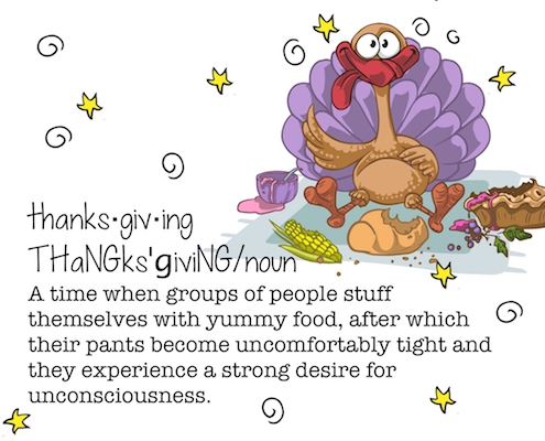 A Funny Definition Of Thanksgiving.