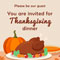 Thanksgiving Invitation!