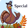 Special Turkey Dinner Thanksgiving