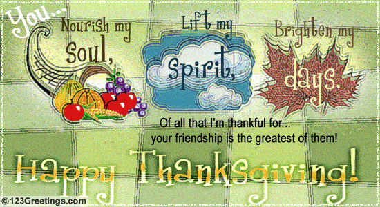 You Brighten My Thanksgiving Day!
