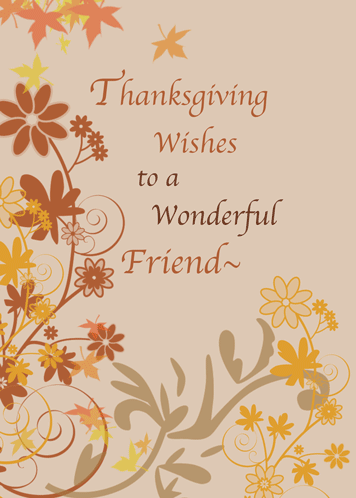 Wish A Friend Happy Thanksgiving.