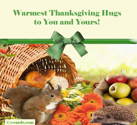 Warm Thanksgiving Hugs.