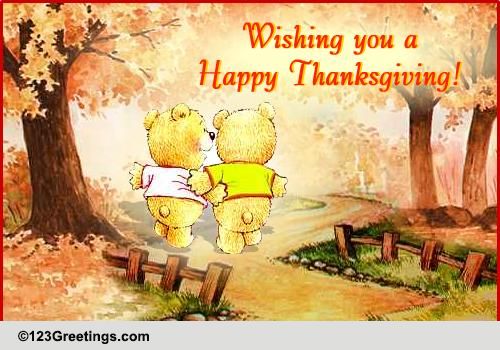 A Happy Thanksgiving... Free Friends eCards, Greeting Cards | 123 Greetings