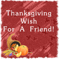 A Warm Friendship Thanksgiving Wish!