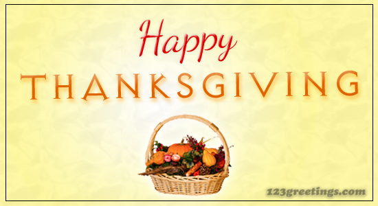 Wishing You A Happy Thanksgiving!