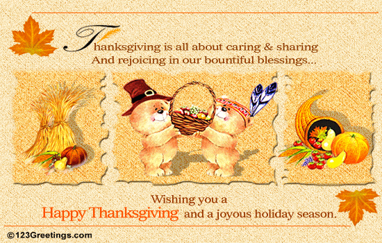 Thanksgiving Blessings!