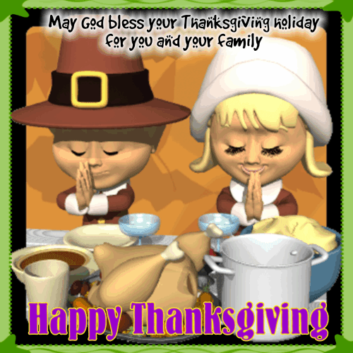 Thanksgiving Blessings Card.