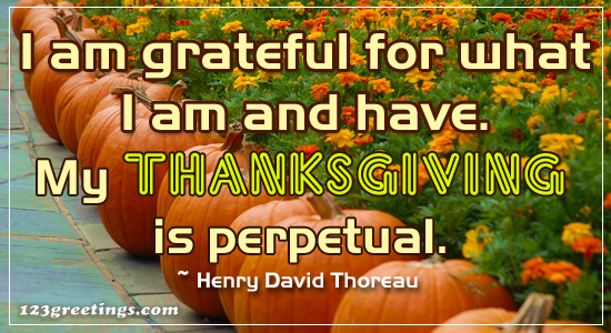 A Grateful Thanksgiving.