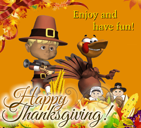A Fun Thanksgiving Card.