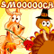 Surprise Turkey Smooch!