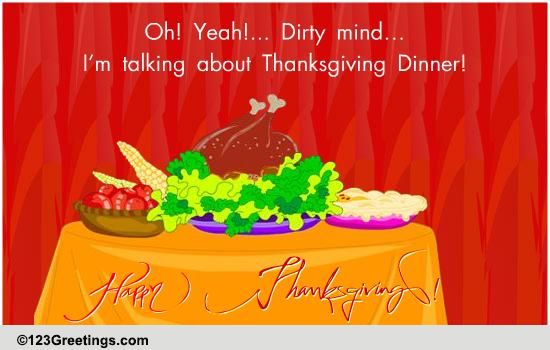 A Thanksgiving Wish From The Turkey! Free Turkey Fun eCards | 123 Greetings