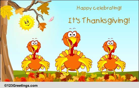 Turkey Dance On Thanksgiving! Free Turkey Fun eCards, Greeting Cards ...
