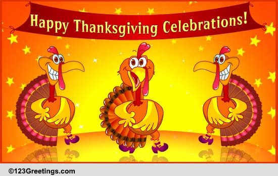 Stuffed With Fun! Free Turkey Fun eCards, Greeting Cards | 123 Greetings