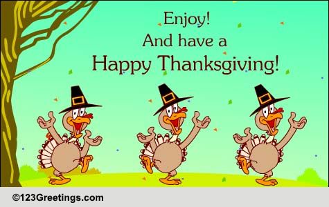 Catch Turkeys On Thanksgiving! Free Turkey Fun eCards, Greeting Cards ...