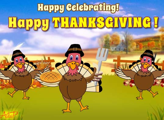 Thanksgiving Turkey Fun Dance! Free Turkey Fun eCards, Greeting Cards ...