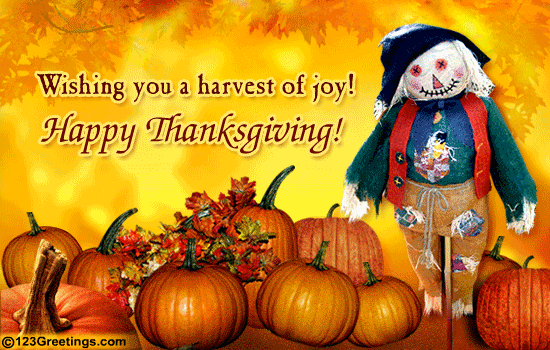 A Harvest Of Thanksgiving Wishes!