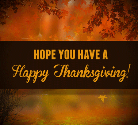 A Happy And Wonderful Thanksgiving!