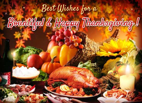Best Wishes For A Happy Thanksgiving! Free Happy Thanksgiving eCards ...