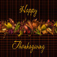 Happy Thanksgiving Fall Leaves Theme.