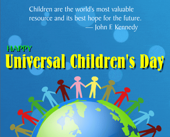 A Universal Children’s Day Message.