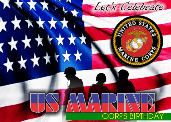 Celebrate US Marine Corps Birthday.