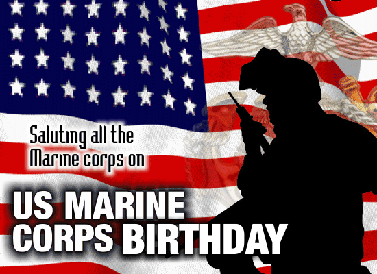 Saluting All The Marine Corps...
