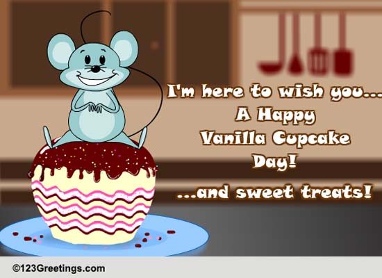 Happy Vanilla Cupcake Day.