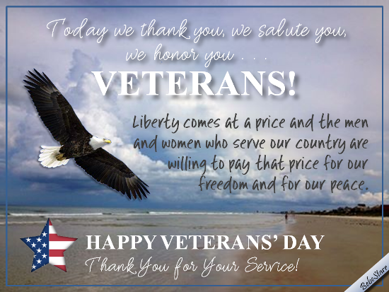 We Salute Our Men And Women.