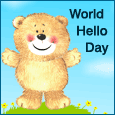 Warm &apos;Hello&apos; On World Hello Day.