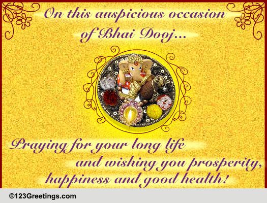 Prosperity, Happiness & Good Health...