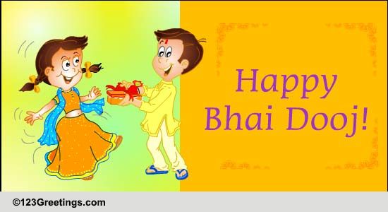 Image result for happy bhai dooj animated images