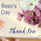 A Thank You Wish On Boss's Day.