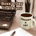 Saying Thank You On Boss's Day.