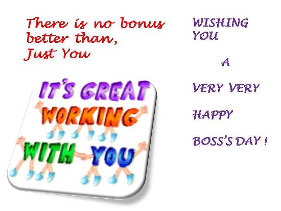 Wish Your Boss And Make His Day. Free Happy Boss's Day 