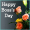 A Boss's Day Wish With Flowers.