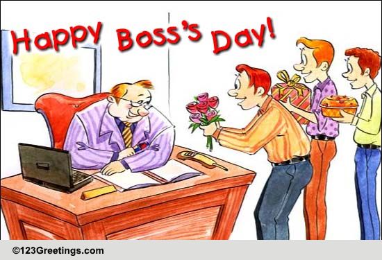 Get Pampered On Boss's Day! Free Happy Boss's Day eCards, Greeting ...