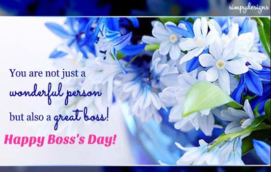 To A Wonderful Person And A Great Boss. Free Women Boss eCards | 123 ...