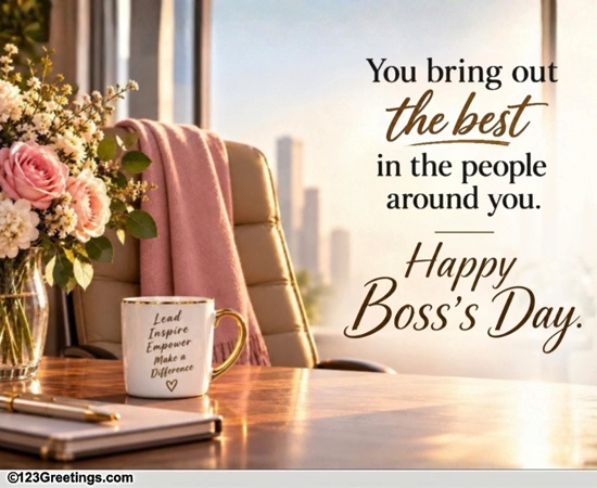For The Boss Who Inspires Others
