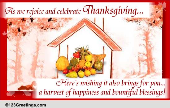 Rejoice And Celebrate Thanksgiving... Free Spirit of Thanksgiving ...