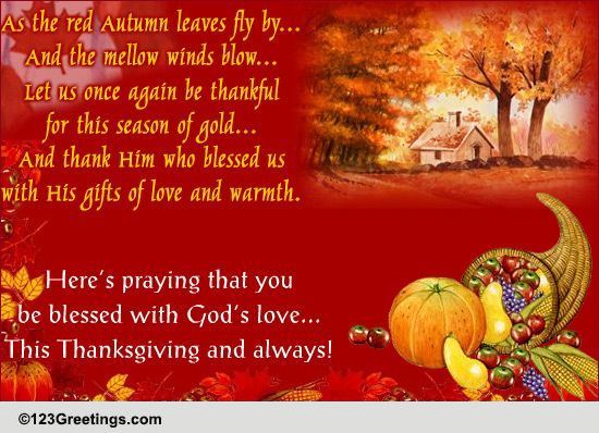 Blessed With God's Love And Warmth...